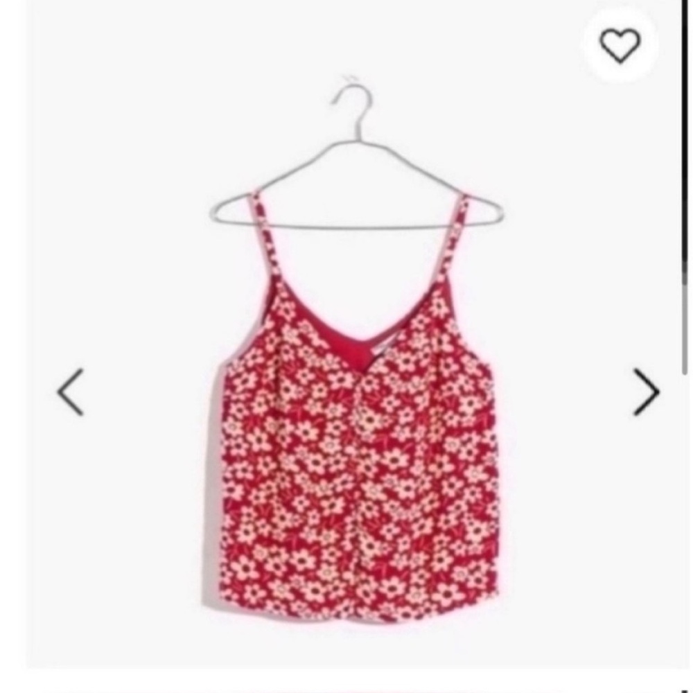 🔥2 FOR $30🔥 NWT MADEWELL BUTTON-DOWN CAMI IN FULL BLOOM